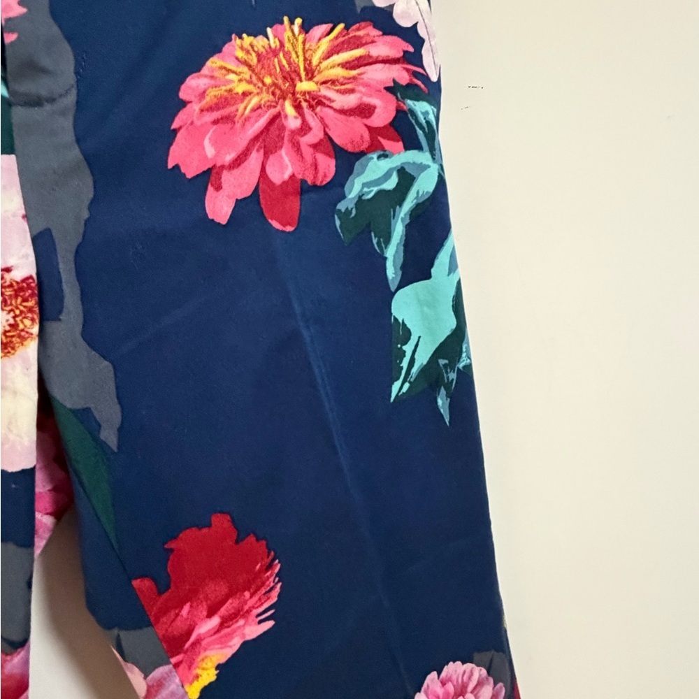 Banana Republic Avery  Pants - Navy and Pink Floral - Picture 10 of 16